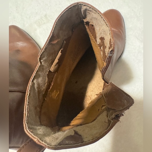 Coach Brown Leather Boots - Picture 7 of 8